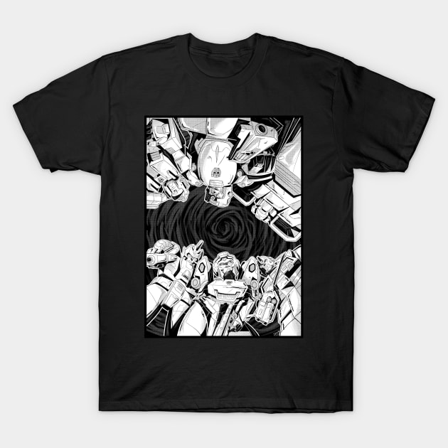 TF - Wreckers (white background) T-Shirt by DEADBUNNEH